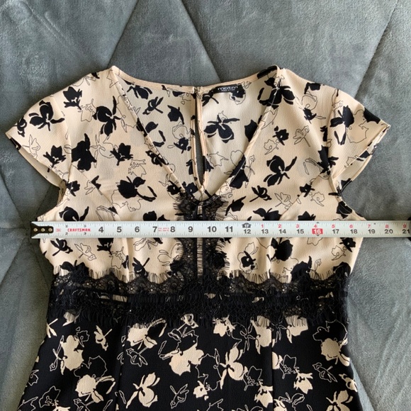 Motivi Italy Fit & Flare Bohemian Floral Lace dress size M - Picture 5 of 8
